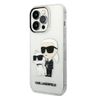 Karl Lagerfeld KLHCP14LHNKCTGT iPhone 14 Pro 6,1" transparent hardcase Glitter Karl&Choupette na NearMe.pl