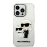 Karl Lagerfeld KLHCP14LHNKCTGT iPhone 14 Pro 6,1" transparent hardcase Glitter Karl&Choupette na NearMe.pl