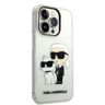 Karl Lagerfeld KLHCP14XHNKCTGT iPhone 14 Pro Max 6,7" transparent hardcase Glitter Karl&Choupette na NearMe.pl