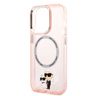 Karl Lagerfeld KLHMP14LHNKCIP iPhone 14 Pro 6,1" hardcase różowy/pink Iconic Karl&Choupette Magsafe na NearMe.pl