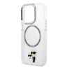 Karl Lagerfeld KLHMP14LHNKCIT iPhone 14 Pro 6,1" hardcase transparent Iconic Karl&Choupette Magsafe na NearMe.pl