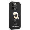 Karl Lagerfeld KLHMP14XSNIKBCK iPhone 14 Pro Max 6,7" hardcase czarny/black Silicone Ikonik Magsafe na NearMe.pl