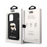 Karl Lagerfeld KLHMP14XSNIKBCK iPhone 14 Pro Max 6,7" hardcase czarny/black Silicone Ikonik Magsafe na NearMe.pl
