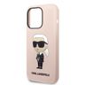 Karl Lagerfeld KLHMP14XSNIKBCP iPhone 14 Pro Max 6,7" hardcase różowy/pink Silicone Ikonik Magsafe na NearMe.pl