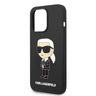Karl Lagerfeld KLHMP14LSNIKBCK iPhone 14 Pro 6,1" hardcase czarny/black Silicone Ikonik Magsafe na NearMe.pl