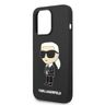 Karl Lagerfeld KLHCP14LSNIKBCK iPhone 14 Pro 6,1" hardcase czarny/black Silicone Ikonik na NearMe.pl
