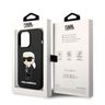 Karl Lagerfeld KLHCP14LSNIKBCK iPhone 14 Pro 6,1" hardcase czarny/black Silicone Ikonik na NearMe.pl