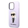 Karl Lagerfeld KLHCP14XSNIKBCU iPhone 14 Pro Max 6,7" hardcase purpurowy/purple Silicone Ikonik na NearMe.pl