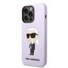 Karl Lagerfeld KLHCP14XSNIKBCU iPhone 14 Pro Max 6,7" hardcase purpurowy/purple Silicone Ikonik na NearMe.pl