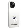 Karl Lagerfeld KLHCP14SSNCHBCH iPhone 14 / 15 / 13 6,1" hardcase biały/white Silicone Choupette na NearMe.pl