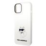 Karl Lagerfeld KLHCP14MSNCHBCH iPhone 14 Plus / 15 Plus 6,7" hardcase biały/white Silicone Choupette na NearMe.pl