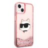 Karl Lagerfeld KLHCP14SLNCHCP iPhone 14/ 15 / 13 6,1" różowy/pink hardcase Glitter Choupette Head na NearMe.pl
