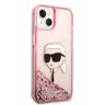 Karl Lagerfeld KLHCP14SLNKHCP iPhone 14 / 15 / 13 6,1" różowy/pink hardcase Glitter Karl Head na NearMe.pl