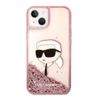 Karl Lagerfeld KLHCP14SLNKHCP iPhone 14 / 15 / 13 6,1" różowy/pink hardcase Glitter Karl Head na NearMe.pl
