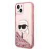 Karl Lagerfeld KLHCP14MLNKHCP iPhone 14 Plus / 15 Plus 6,7" różowy/pink hardcase Glitter Karl Head na NearMe.pl
