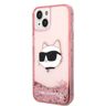 Karl Lagerfeld KLHCP14MLNCHCP iPhone 14 Plus / 15 Plus 6,7" różowy/pink hardcase Glitter Choupette Head na NearMe.pl