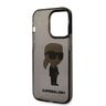 Karl Lagerfeld KLHCP14LHNIKTCK iPhone 14 Pro 6,1" czarny/black hardcase Ikonik Karl Lagerfeld na NearMe.pl
