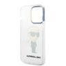 Karl Lagerfeld KLHCP14XHNIKTCT iPhone 14 Pro Max 6,7" transparent hardcase Ikonik Karl Lagerfeld na NearMe.pl