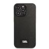 Karl Lagerfeld KLHCP13LSFMP2K iPhone 13 Pro / 13 6,1" hardcase czarny/black Saffiano Plaque na NearMe.pl