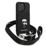 Karl Lagerfeld KLHCP13XSAIPCK iPhone 13Pro Max 6,7" hardcase czarny/black Saffiano Metal Ikonik na NearMe.pl