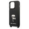Karl Lagerfeld KLHCP13XSAIPCK iPhone 13Pro Max 6,7" hardcase czarny/black Saffiano Metal Ikonik na NearMe.pl