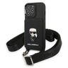 Karl Lagerfeld KLHCP13XSAIPCK iPhone 13Pro Max 6,7" hardcase czarny/black Saffiano Metal Ikonik na NearMe.pl