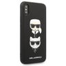 Karl Lagerfeld KLHCPXSAKICKCBK iPhone X/XS czarny/black hardcase Saffiano Karl&Choupette Head na NearMe.pl