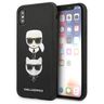 Karl Lagerfeld KLHCPXSAKICKCBK iPhone X/XS czarny/black hardcase Saffiano Karl&Choupette Head na NearMe.pl