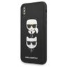 Karl Lagerfeld KLHCPXSAKICKCBK iPhone X/XS czarny/black hardcase Saffiano Karl&Choupette Head na NearMe.pl