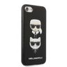Karl Lagerfeld KLHCI8SAKICKCBK iPhone7/8 / SE 2020 / SE 2022 czarny/black hardcase Saffiano Karl&Choupette Head na NearMe.pl