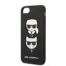 Karl Lagerfeld KLHCI8SAKICKCBK iPhone7/8 / SE 2020 / SE 2022 czarny/black hardcase Saffiano Karl&Choupette Head na NearMe.pl