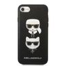 Karl Lagerfeld KLHCI8SAKICKCBK iPhone7/8 / SE 2020 / SE 2022 czarny/black hardcase Saffiano Karl&Choupette Head na NearMe.pl