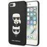 Karl Lagerfeld KLHCI8LSAKICKCBK iPhone7 Plus / 8 Plus czarny/black hardcase Saffiano Karl&Choupette Head na NearMe.pl
