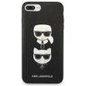 Karl Lagerfeld KLHCI8LSAKICKCBK iPhone7 Plus / 8 Plus czarny/black hardcase Saffiano Karl&Choupette Head na NearMe.pl