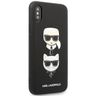 Karl Lagerfeld KLHCI65SAKICKCBK iPhoneXS Max czarny/black hardcase Saffiano Karl&Choupette Head na NearMe.pl