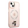 Karl Lagerfeld KLHMP14MHNKCIP iPhone 14 Plus / 15 Plus 6,7" hardcase różowy/pink Iconic Karl&Choupette Magsafe na NearMe.pl