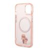 Karl Lagerfeld KLHMP14MHNKCIP iPhone 14 Plus / 15 Plus 6,7" hardcase różowy/pink Iconic Karl&Choupette Magsafe na NearMe.pl
