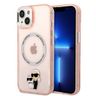 Karl Lagerfeld KLHMP14MHNKCIP iPhone 14 Plus / 15 Plus 6,7" hardcase różowy/pink Iconic Karl&Choupette Magsafe na NearMe.pl