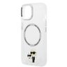 Karl Lagerfeld KLHMP14SHNKCIT iPhone 14/ 15 / 13 6,1" hardcase transparent Iconic Karl&Choupette Magsafe na NearMe.pl