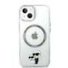 Karl Lagerfeld KLHMP14MHNKCIT iPhone 14Plus / 15 Plus 6,7" hardcase transparent Iconic Karl&Choupette Magsafe na NearMe.pl