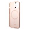 Karl Lagerfeld KLHMP14MSNIKBCP iPhone 14 Plus / 15 Plus 6,7" hardcase różowy/pink Silicone Ikonik Magsafe na NearMe.pl