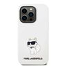 Karl Lagerfeld KLHMP14XSNCHBCH iPhone 14 Pro Max 6,7" hardcase biały/white Silicone Choupette MagSafe na NearMe.pl