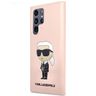 Karl Lagerfeld KLHCS23LSNIKBCP Sam S23 Ultra S918 hardcase różowy/pink Silicone Ikonik na NearMe.pl
