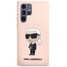 Karl Lagerfeld KLHCS23LSNIKBCP Sam S23 Ultra S918 hardcase różowy/pink Silicone Ikonik na NearMe.pl