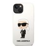 Karl Lagerfeld KLHCP14SSNIKBCH iPhone 14 / 15 / 13 6,1" hardcase biały/white Silicone Ikonik na NearMe.pl