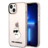 Karl Lagerfeld KLHCP14MHNCHTCP iPhone 14 Plus / 15 Plus 6,7" różowy/pink hardcase Ikonik Choupette na NearMe.pl