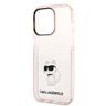 Karl Lagerfeld KLHCP14XHNCHTCP iPhone 14 Pro Max 6,7" różowy/pink hardcase Ikonik Choupette na NearMe.pl