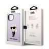 Karl Lagerfeld KLHCP14MSNIKBCU iPhone 14Plus / 15 Plus 6,7" hardcase purpurowy/purple Silicone Ikonik na NearMe.pl