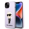 Karl Lagerfeld KLHCP14MSNIKBCU iPhone 14Plus / 15 Plus 6,7" hardcase purpurowy/purple Silicone Ikonik na NearMe.pl