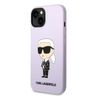 Karl Lagerfeld KLHCP14MSNIKBCU iPhone 14Plus / 15 Plus 6,7" hardcase purpurowy/purple Silicone Ikonik na NearMe.pl